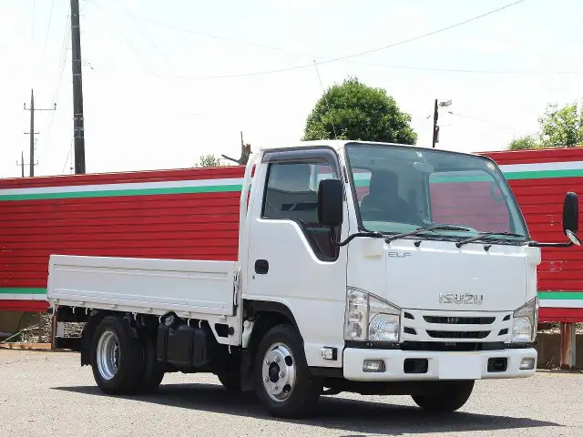 いすゞ エルフ 小型 平ボディ TRG-NJR85A H30の中古トラック画像2