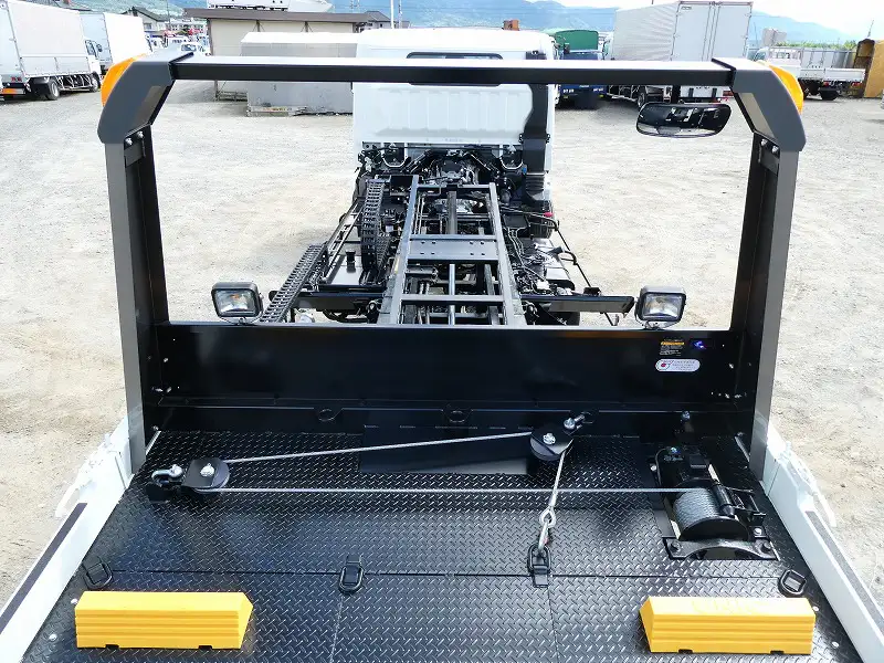 三菱 キャンター 小型 車両重機運搬 ラジコン ウインチの中古トラック画像6