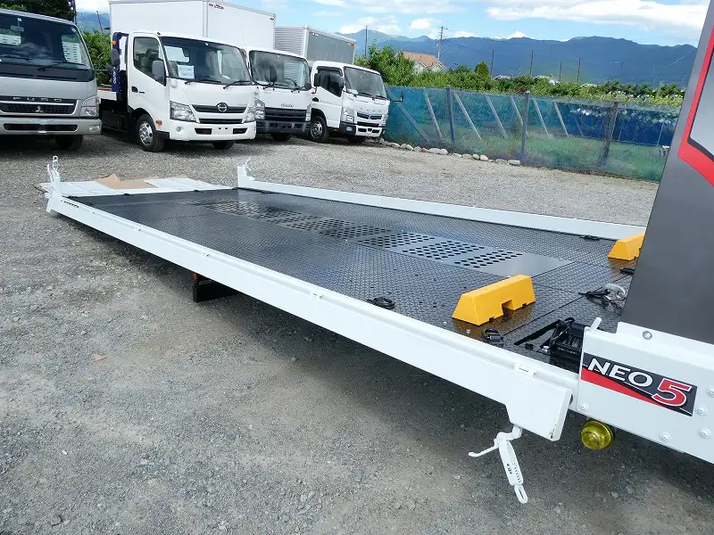 三菱 キャンター 小型 車両重機運搬 ラジコン ウインチの中古トラック画像8