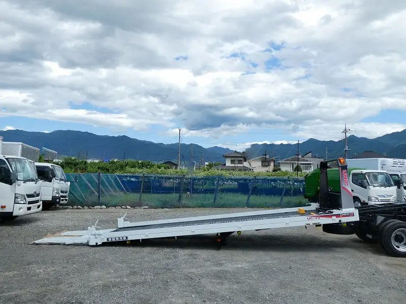 三菱 キャンター 小型 車両重機運搬 ラジコン ウインチの中古トラック画像9