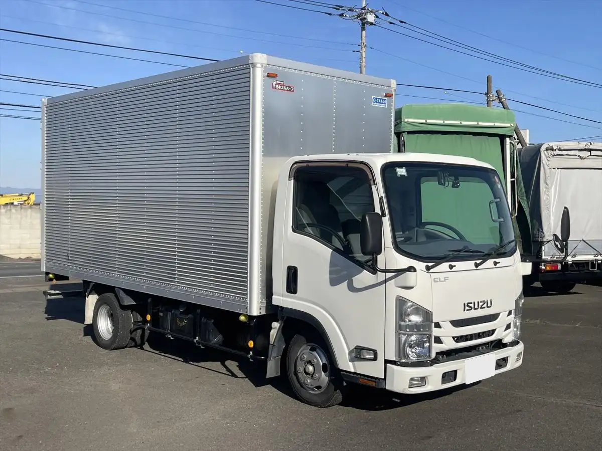 いすゞ エルフ 小型 アルミバン サイドドア TRG-NLR85ANの中古トラック画像2