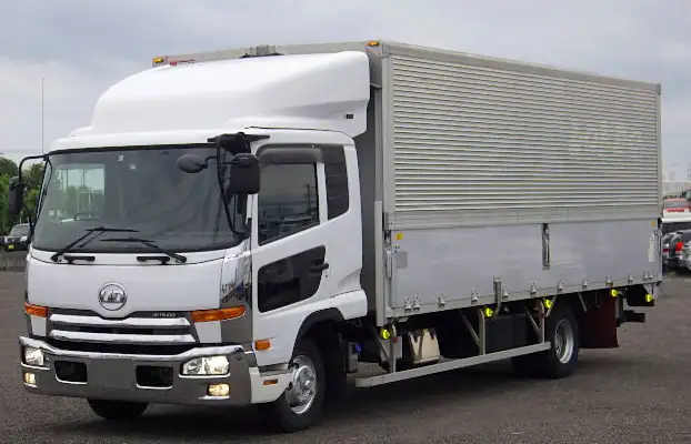 日産UD コンドル 中型/増トン ウイング パワーゲート ベッドの中古トラック画像1
