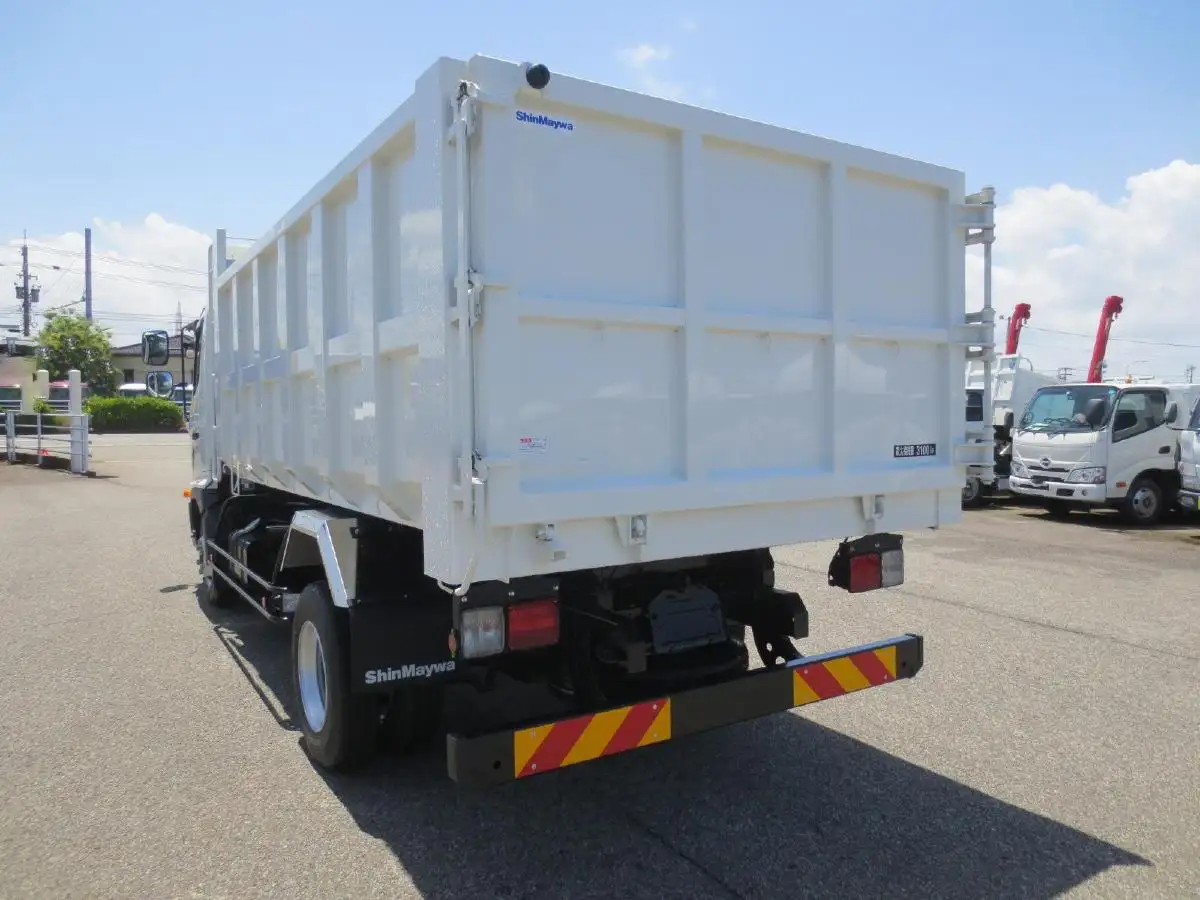 日野 レンジャー 中型/増トン ダンプ 土砂禁 ステンレス張りの中古トラック画像4