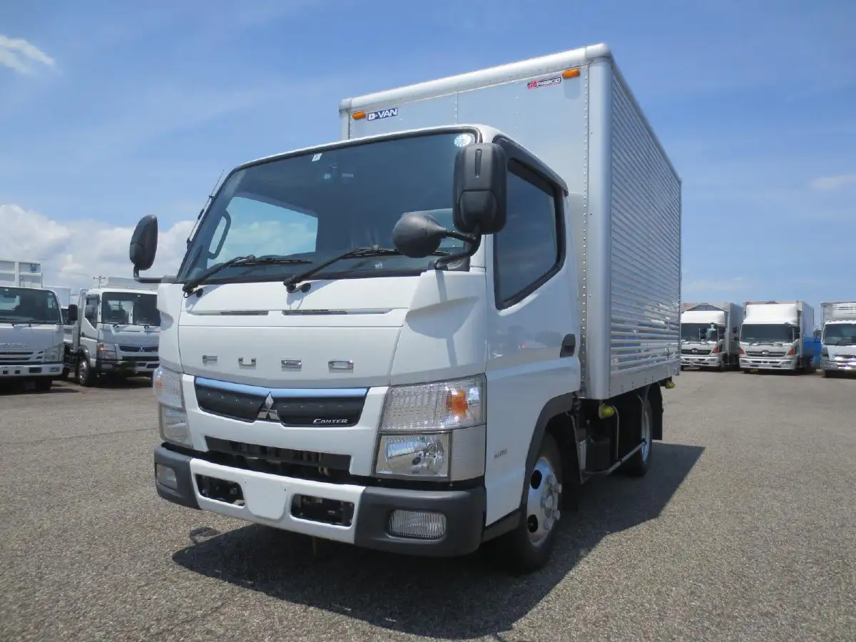 三菱 キャンター 小型 アルミバン TPG-FBA20 H29の中古トラック画像1
