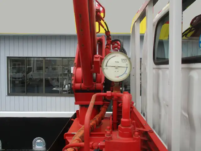 トヨタ トヨエース 小型 クレーン付 横置簡易クレーン 床鉄板の中古トラック画像10