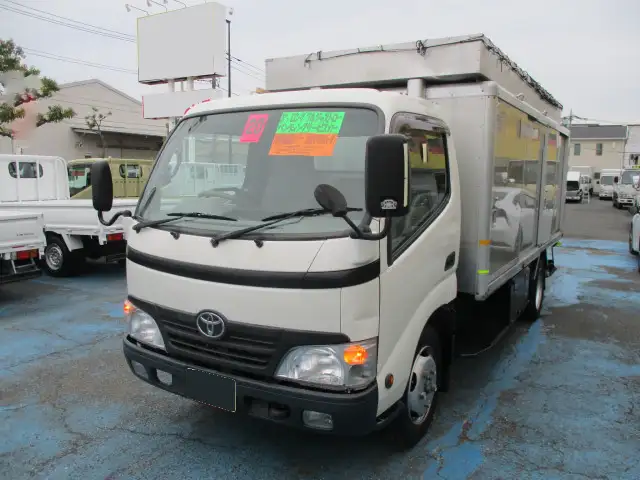 トヨタ ダイナ 小型 アルミバン ボトルカー サイドドアの中古トラック画像1