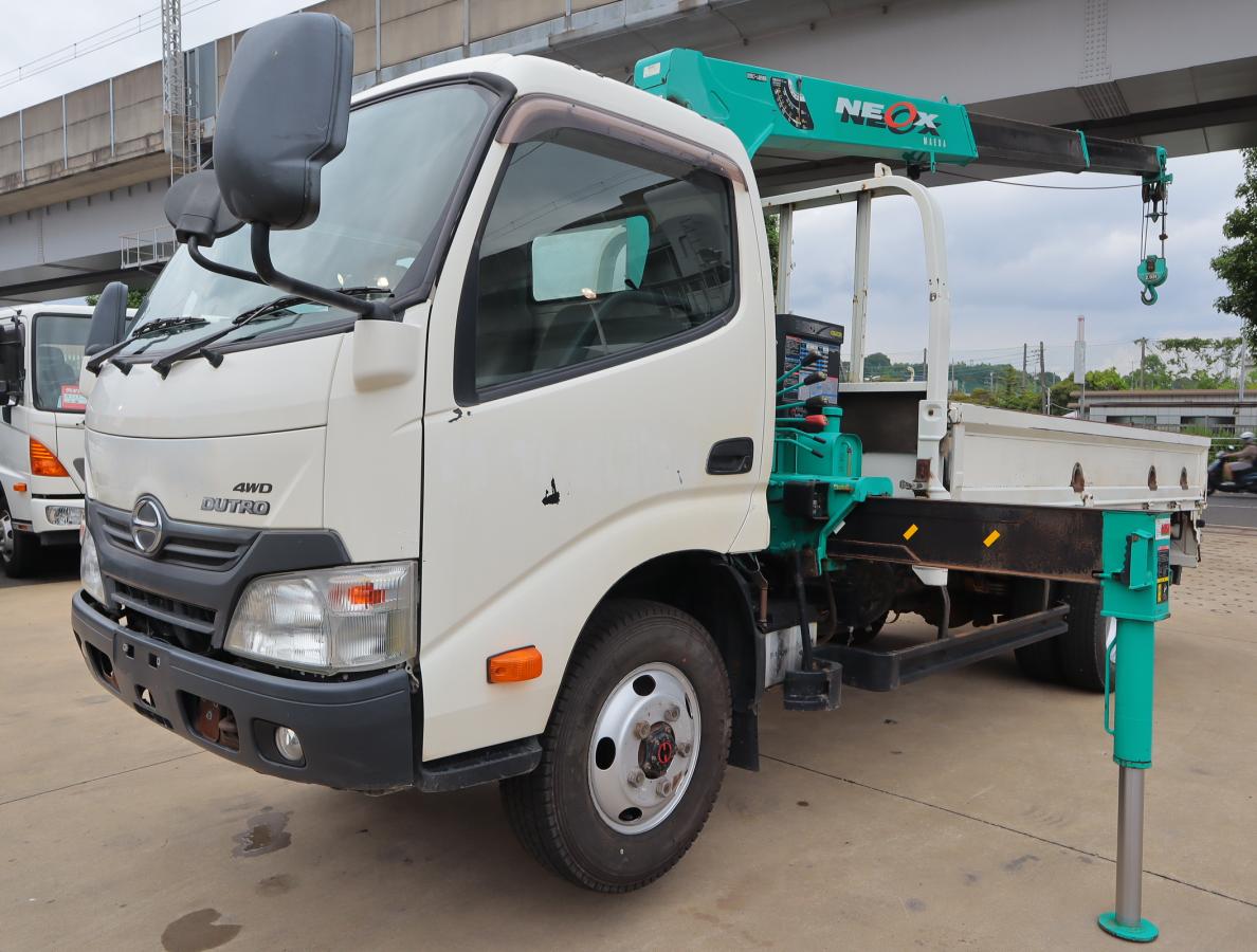 日野 デュトロ 小型 クレーン付 標準ロング TKG-XZU695M