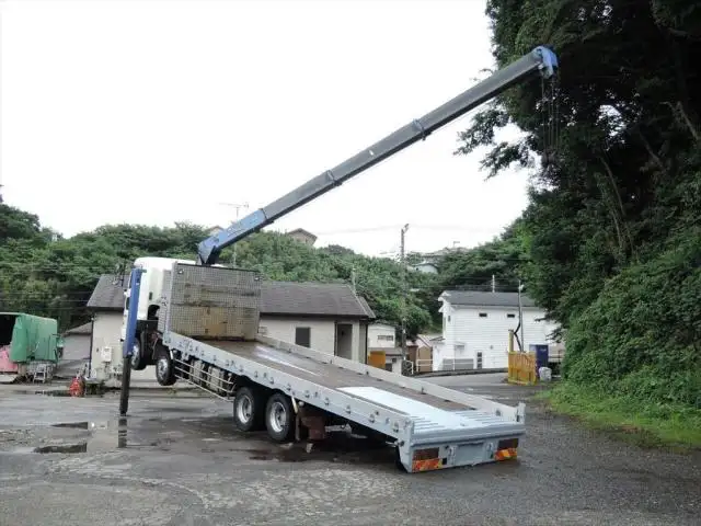 日野 プロフィア 大型 車両重機運搬 4段クレーン ラジコンの中古トラック画像5