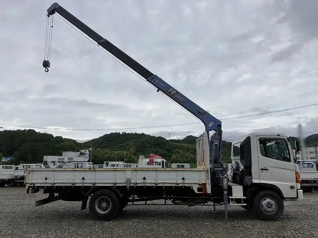日野 レンジャー 中型/増トン クレーン付 床鉄板 3段の中古トラック画像5