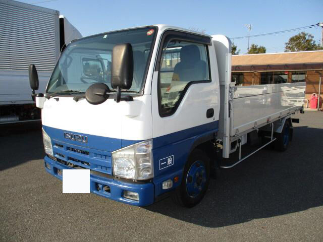 いすゞ エルフ 小型 平ボディ アルミブロック BKG-NJR85AN|画像1