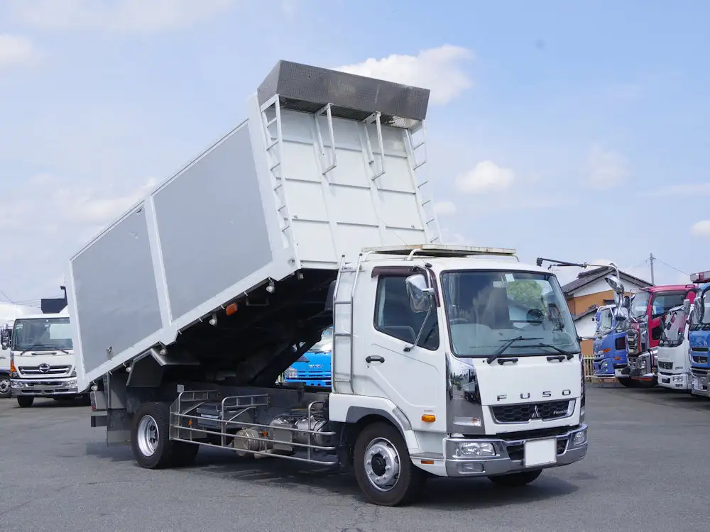 三菱 ファイター 中型/増トン ダンプ 土砂禁 ベッドの中古トラック画像2