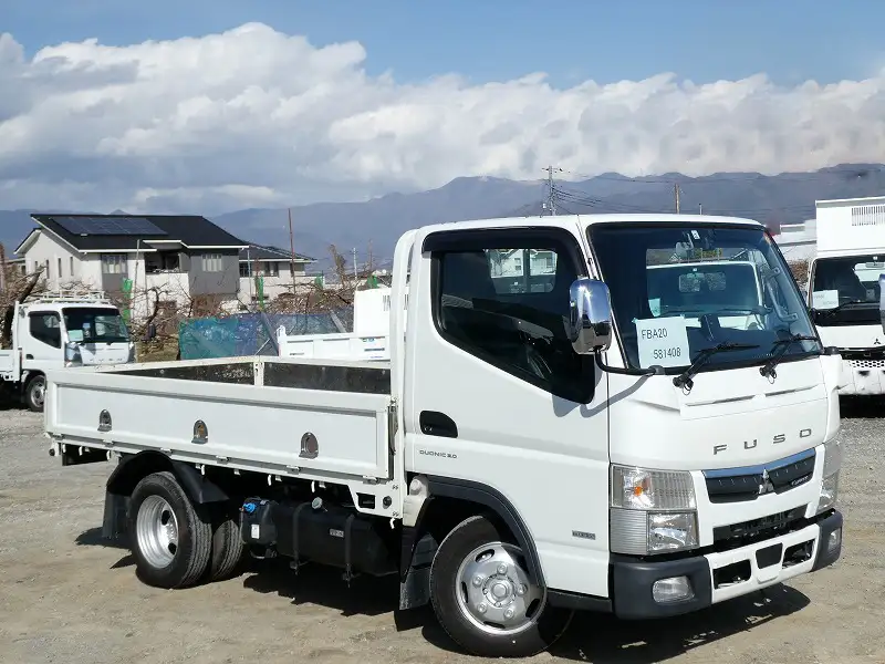 三菱 キャンター 小型 平ボディ 床鉄板 2RG-FBA20の中古トラック画像3