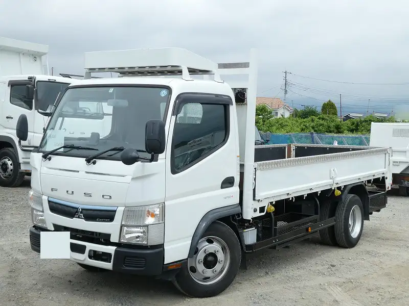 三菱 キャンター 小型 平ボディ 床鉄板 2PG-FEA80の中古トラック画像1