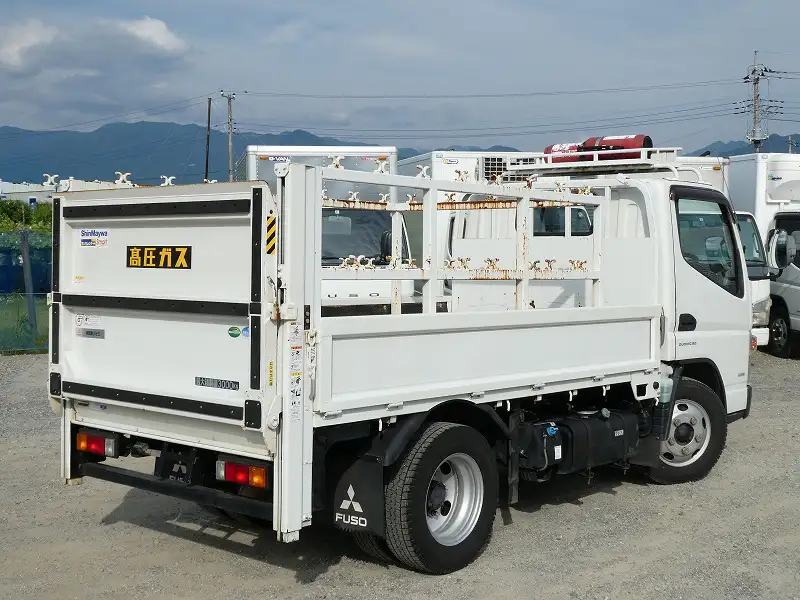 三菱 キャンター 小型 平ボディ パワーゲート 床鉄板の中古トラック画像4