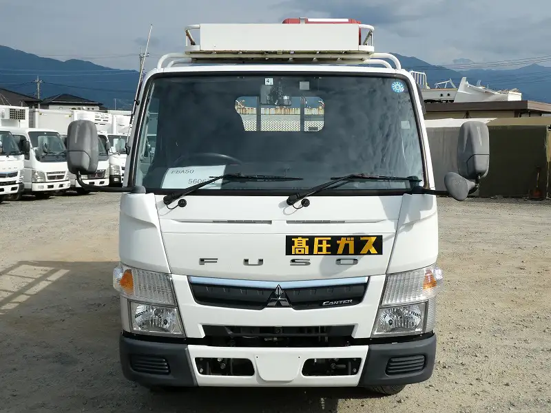三菱 キャンター 小型 平ボディ パワーゲート 床鉄板の中古トラック画像2
