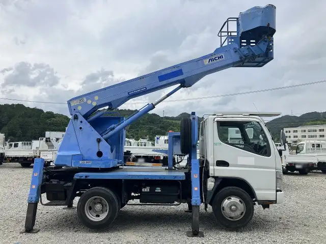 三菱 キャンター 小型 高所・建柱車 高所作業車 PA-FE73DBの中古トラック画像2