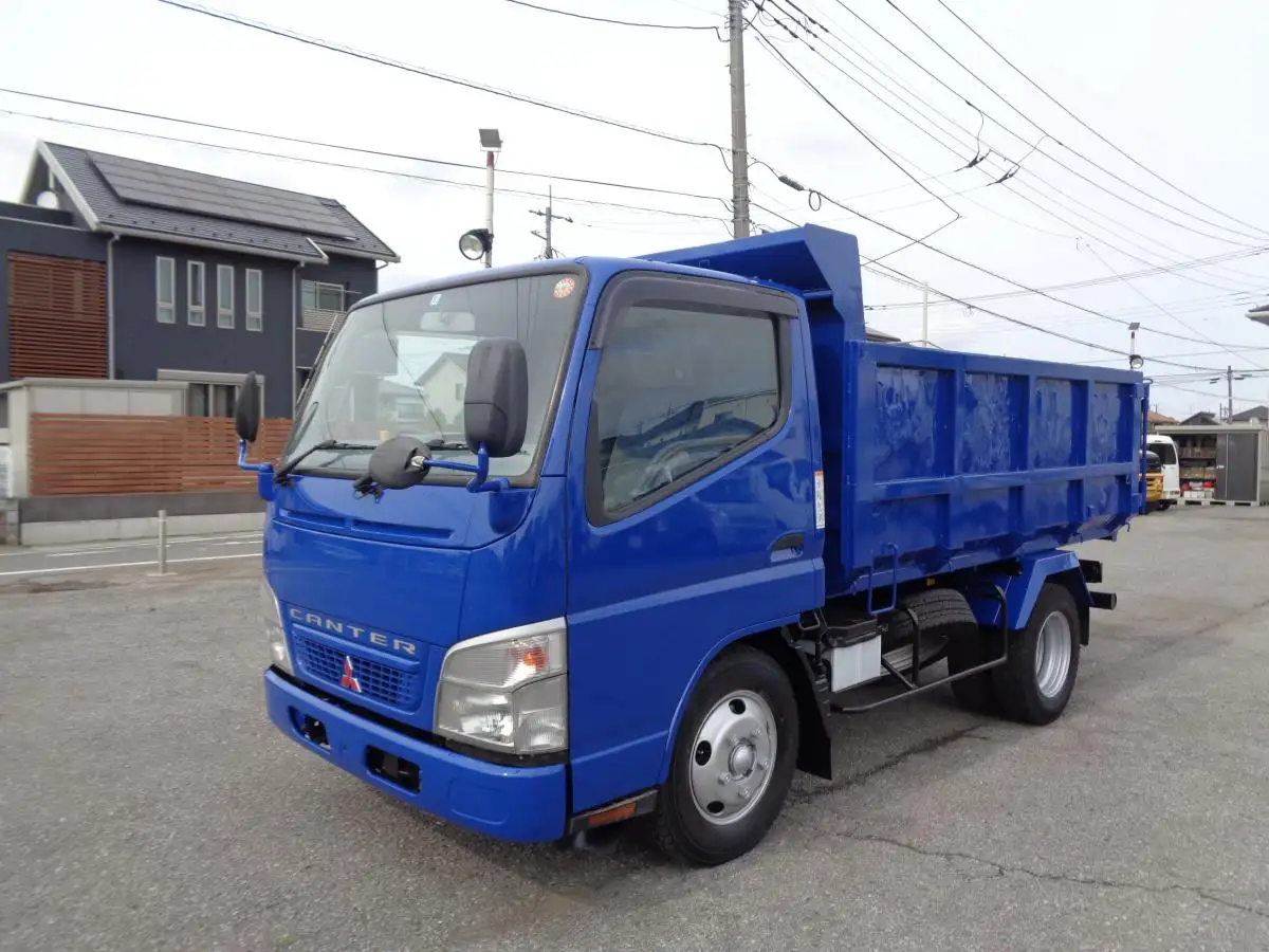 三菱 キャンター 小型 ダンプ 土砂禁 PA-FE71DBD の中古トラック【車両No.148076】