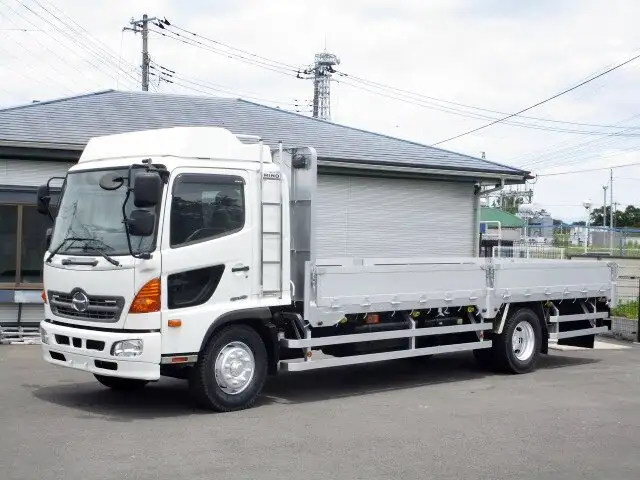 日野 レンジャー 中型/増トン 平ボディ アルミブロック ベッドの中古トラック画像1