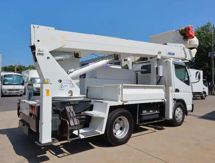 三菱 キャンター 小型 高所・建柱車 高所作業車 電工仕様の中古トラック画像3
