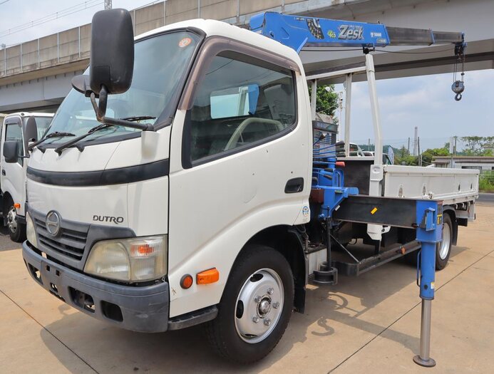 日野 デュトロ 小型 クレーン付 標準ロング BKG-XZU344M