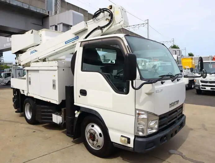 いすゞ エルフ 小型 高所・建柱車 高所作業車 電工仕様の中古トラック画像2