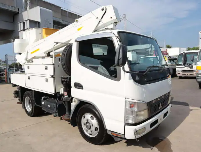 三菱 キャンター 小型 高所・建柱車 高所作業車 電工仕様の中古トラック画像2