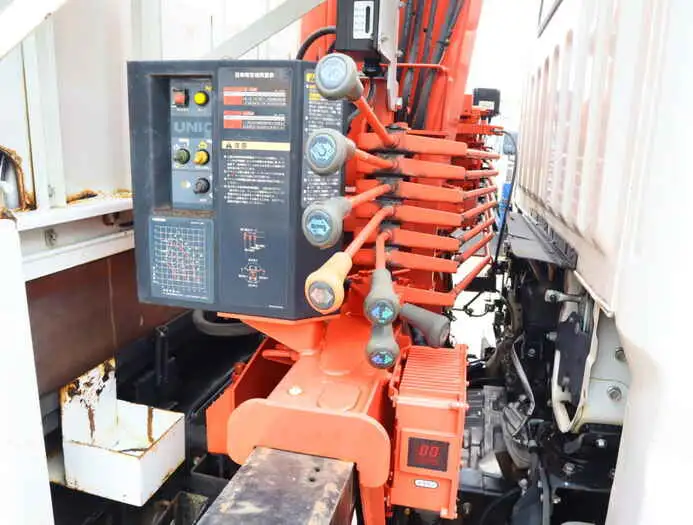 三菱 キャンター 小型 クレーン付 床鉄板 3段の中古トラック画像10