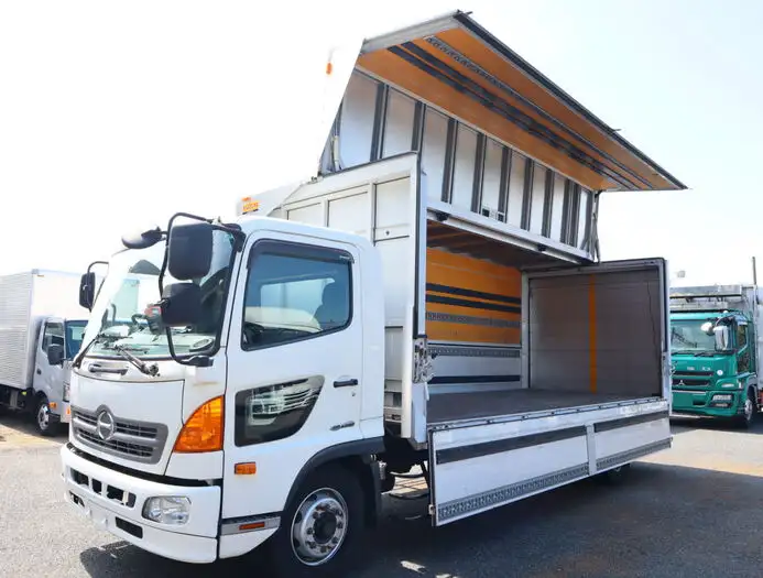 日野 レンジャー 中型/増トン ウイング パワーゲート エアサスの中古トラック画像1