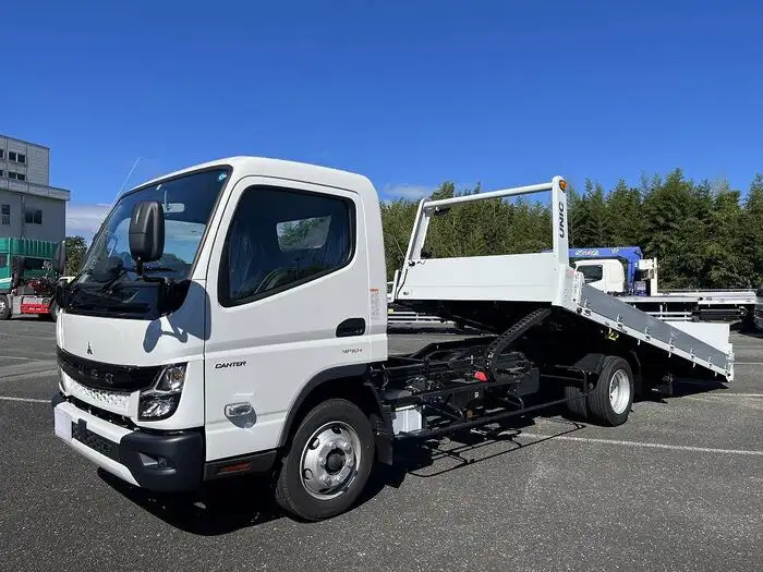 三菱 キャンター 小型 車両重機運搬 ラジコン 2RG-FEB80の中古トラック画像1