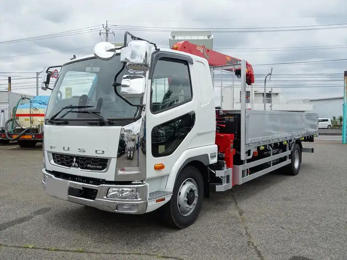 三菱 ファイター 中型/増トン クレーン付 アルミブロック 4段の中古トラック画像1