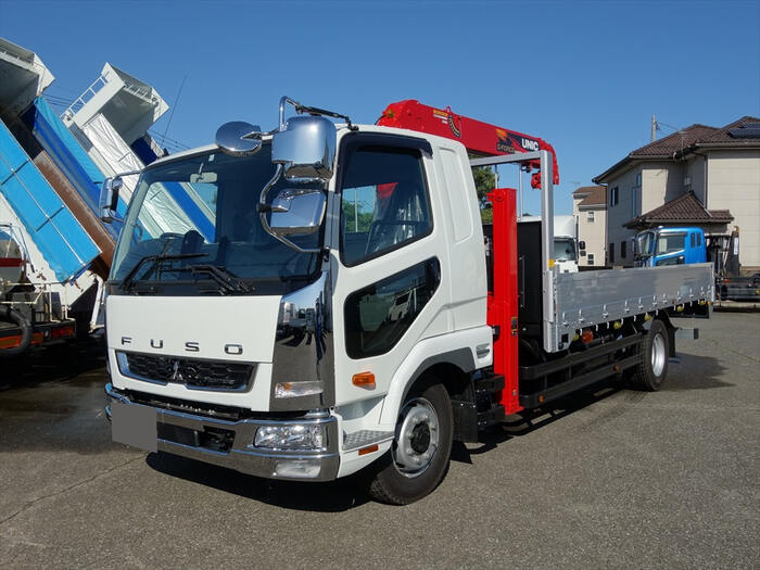 三菱 ファイター 中型/増トン 車両重機運搬 セルフローダー 2KG-FK62F