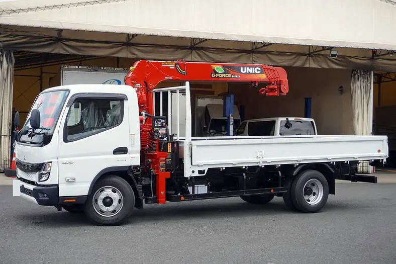 三菱 キャンター 小型 クレーン付 5段 ラジコン の中古トラック【車両No.148748】