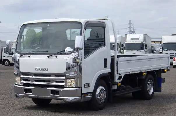いすゞ エルフ 小型 平ボディ 床鉄板 PDG-NPR75Nの中古トラック画像1