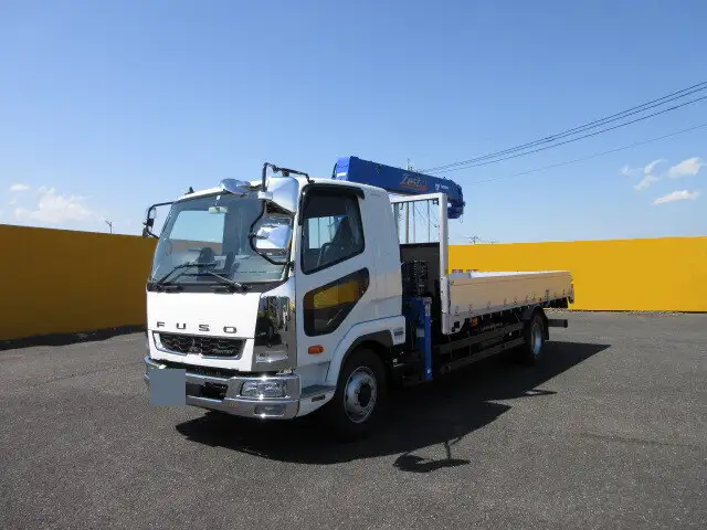 三菱 ファイター 中型/増トン クレーン付 アルミブロック 4段の中古トラック画像1