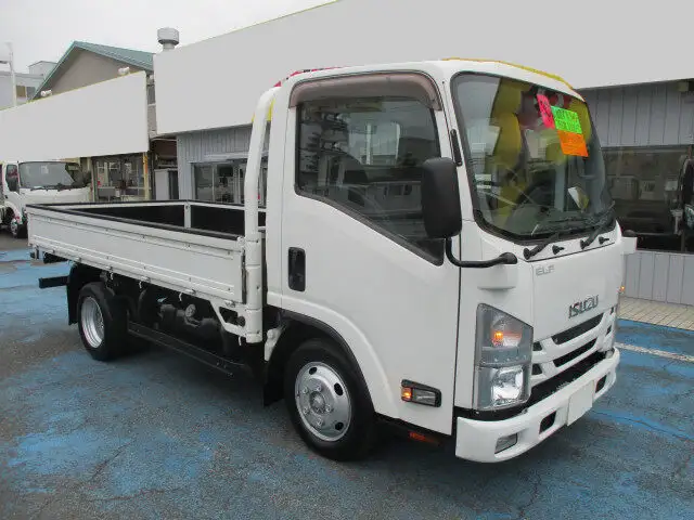 いすゞ エルフ 小型 平ボディ 床鉄板 TRG-NMR85Rの中古トラック画像2