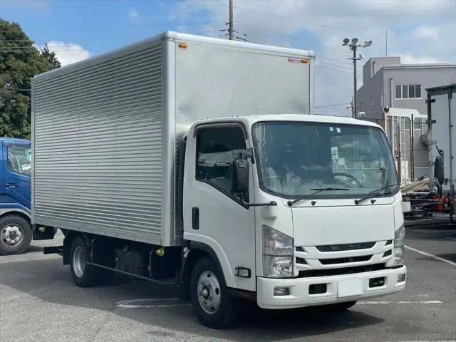 いすゞ エルフ 小型 アルミバン パワーゲート サイドドアの中古トラック画像2