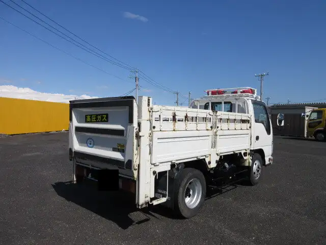 いすゞ エルフ 小型 平ボディ パワーゲート 床鉄板の中古トラック画像4