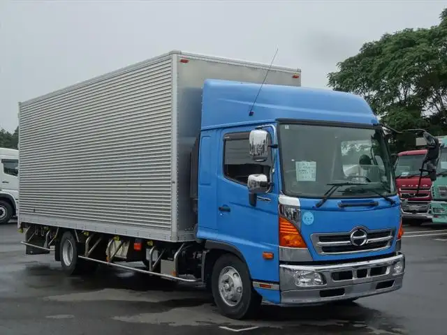 日野 レンジャー 中型/増トン アルミバン エアサス センターローラーの中古トラック画像2