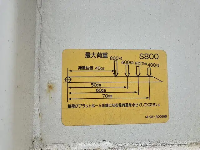 日野 デュトロ 小型 平ボディ パワーゲート TKG-XZU710Mの中古トラック画像8