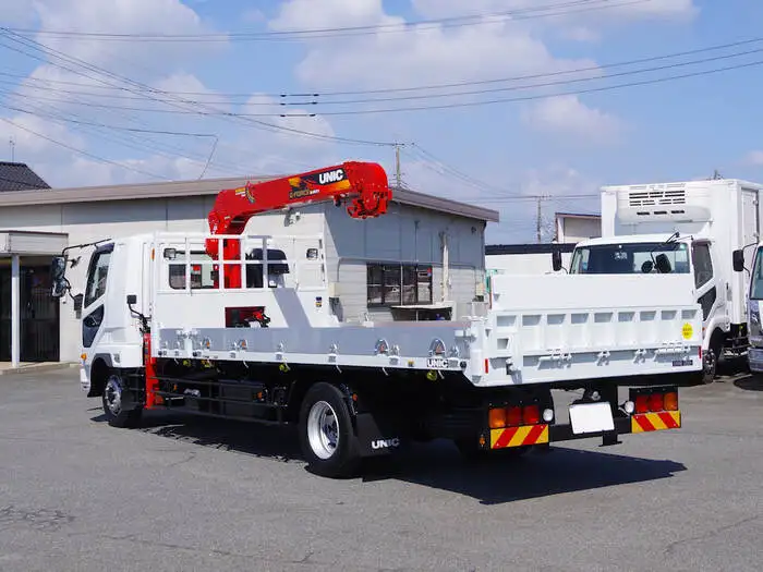 三菱 ファイター 中型/増トン 車両重機運搬 4段クレーン ラジコンの中古トラック画像4