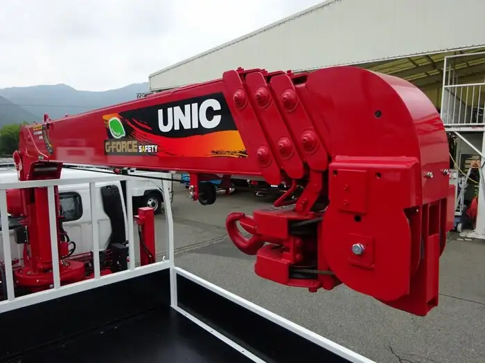 三菱 キャンター 小型 車両重機運搬 4段クレーン ラジコンの中古トラック画像9