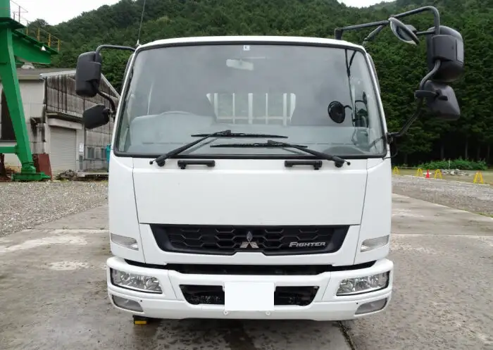 三菱 ファイター 中型/増トン 平ボディ ベッド QKG-FK62FZの中古トラック画像2