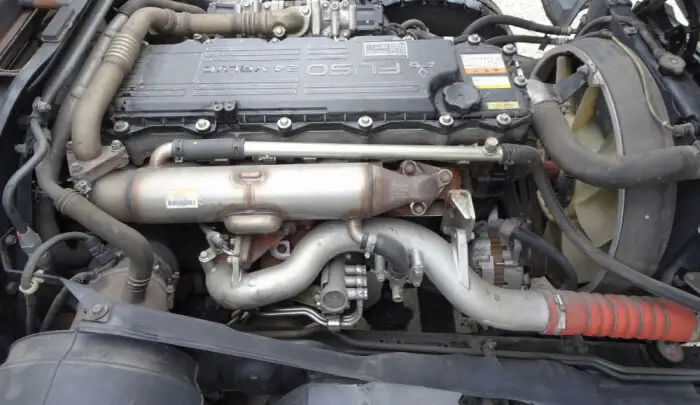 三菱 ファイター 中型/増トン 平ボディ ベッド QKG-FK62FZの中古トラック画像20