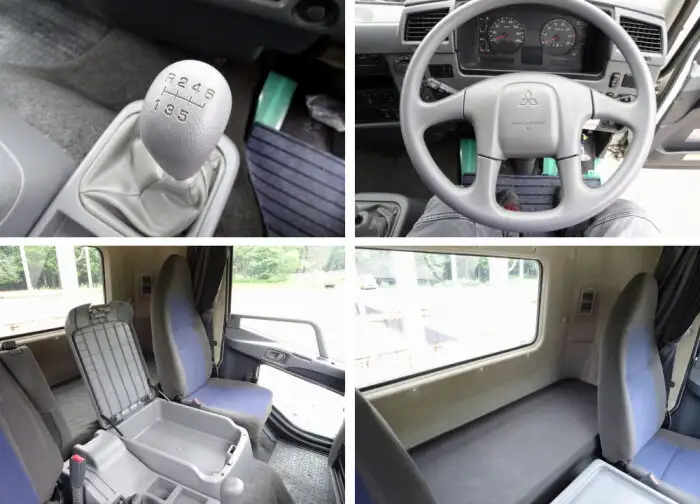 三菱 ファイター 中型/増トン 平ボディ ベッド QKG-FK62FZの中古トラック画像11