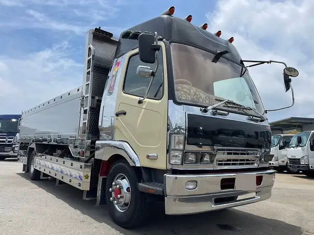 三菱 ファイター 中型/増トン 車両重機運搬 ラジコン ウインチの中古トラック画像2