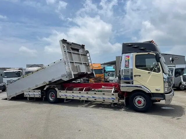 三菱 ファイター 中型/増トン 車両重機運搬 ラジコン ウインチの中古トラック画像10