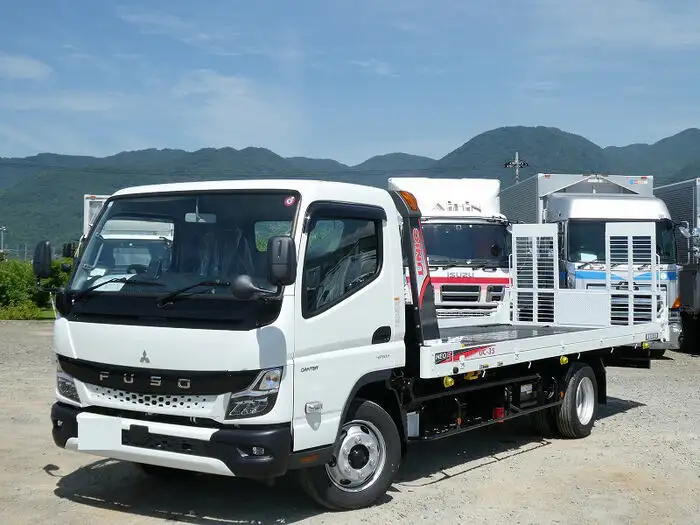三菱 キャンター 小型 車両重機運搬 ラジコン ウインチの中古トラック画像1