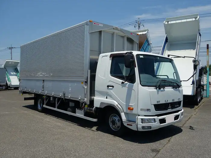 三菱 ファイター 中型/増トン ウイング エアサス ベッドの中古トラック画像2