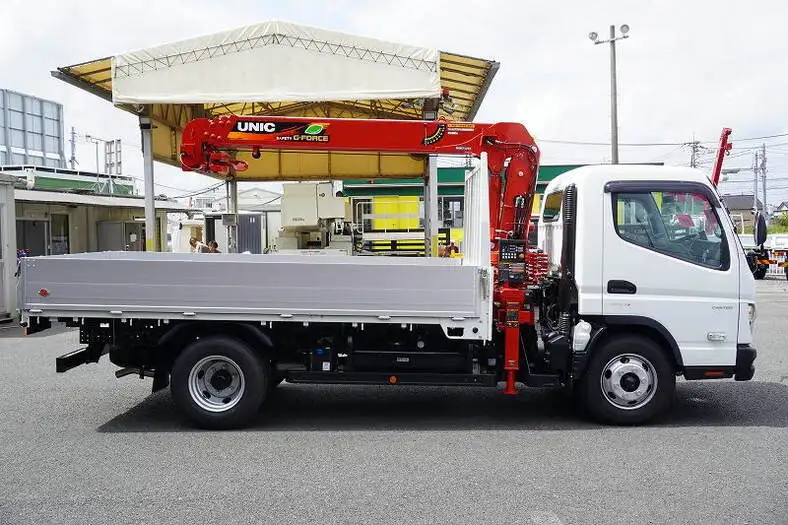 三菱 キャンター 小型 クレーン付 アルミブロック 4段の中古トラック画像2