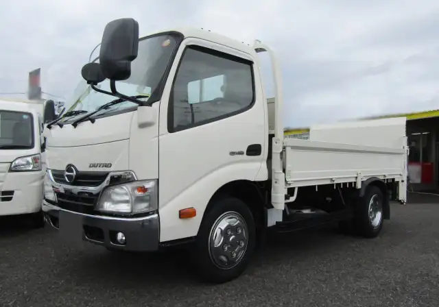 日野 デュトロ 小型 平ボディ パワーゲート TKG-XZU640Mの中古トラック画像1
